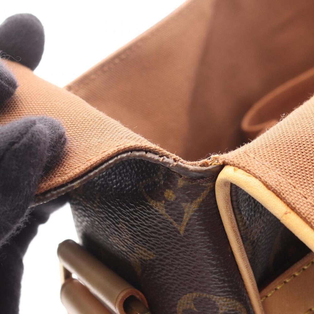 LOUIS VUITTON Authentic Brown Monogram Leather Shoulder Bag - Picture 8 of 15